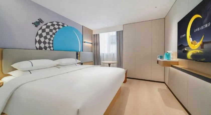 Bed in City Comfort Inn Guangzhou Tower Kecun Metro Station Dunhe
