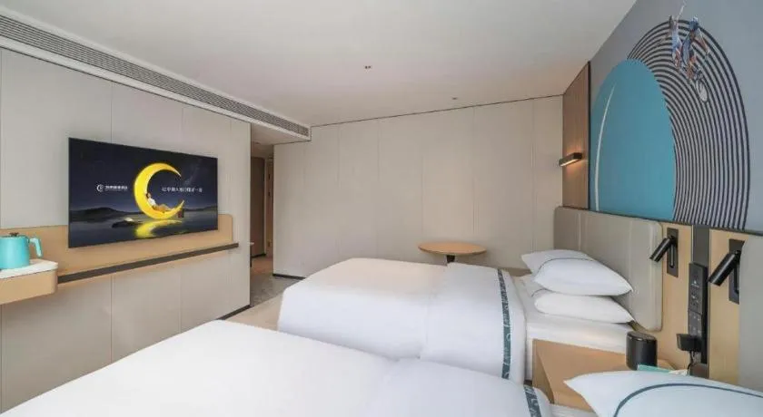 Bed in City Comfort Inn Guangzhou Tower Kecun Metro Station Dunhe