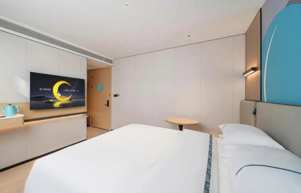 Bed in City Comfort Inn Guangzhou Tower Kecun Metro Station Dunhe