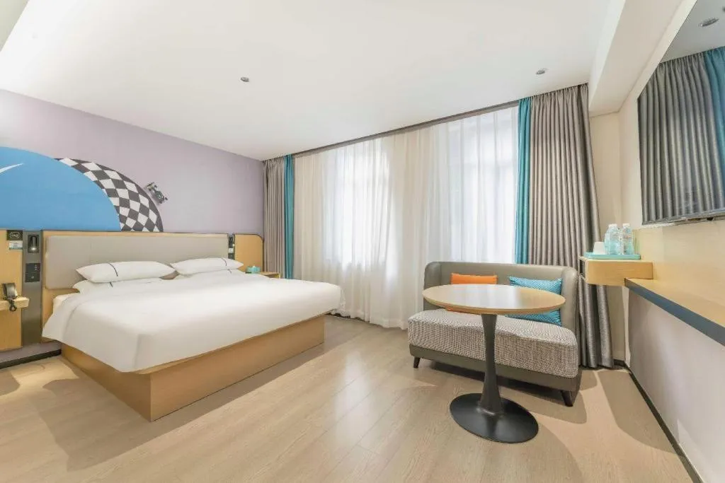 Bed in City Comfort Inn Guangzhou Luyuan Road Taojin Metro Station