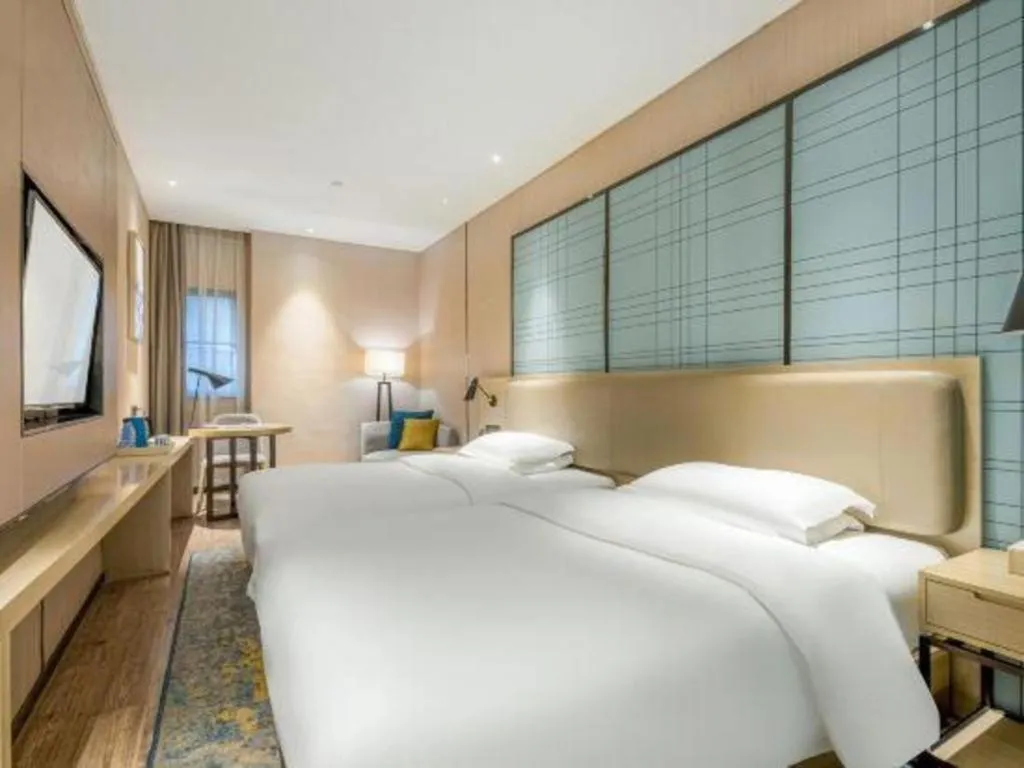 Bed in Echarm Hotel Yiyang Wanda Plaza