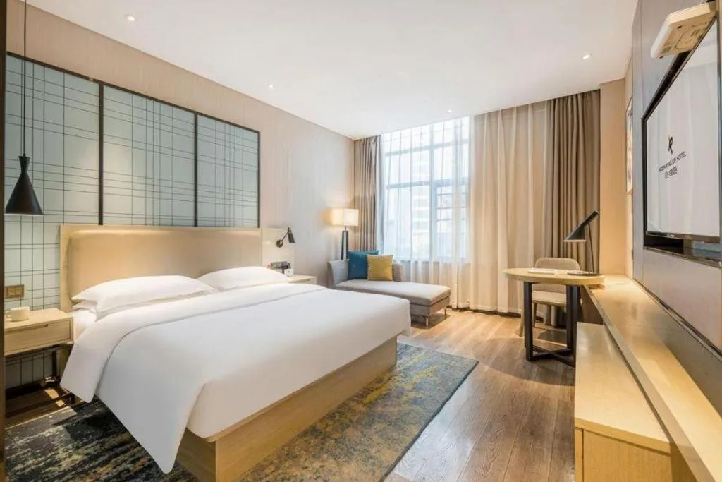 Bed in Echarm Hotel Yiyang Wanda Plaza