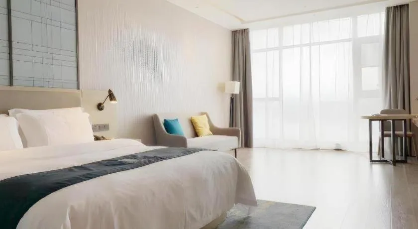 Bed in Echarm Hotel Yiyang Wanda Plaza