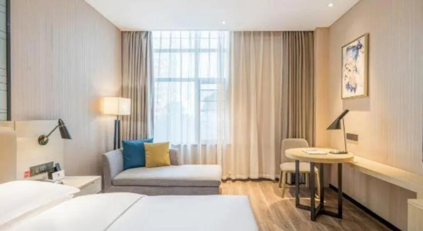 Bed in Echarm Hotel Yiyang Wanda Plaza