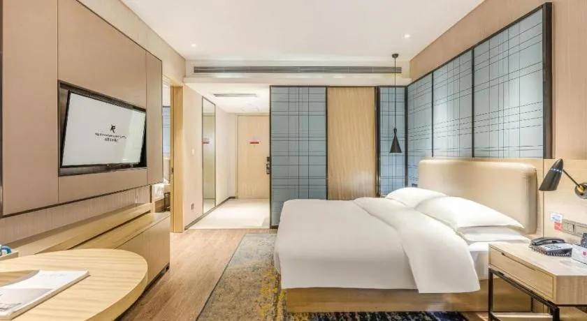 Bed in Echarm Hotel Yiyang Wanda Plaza