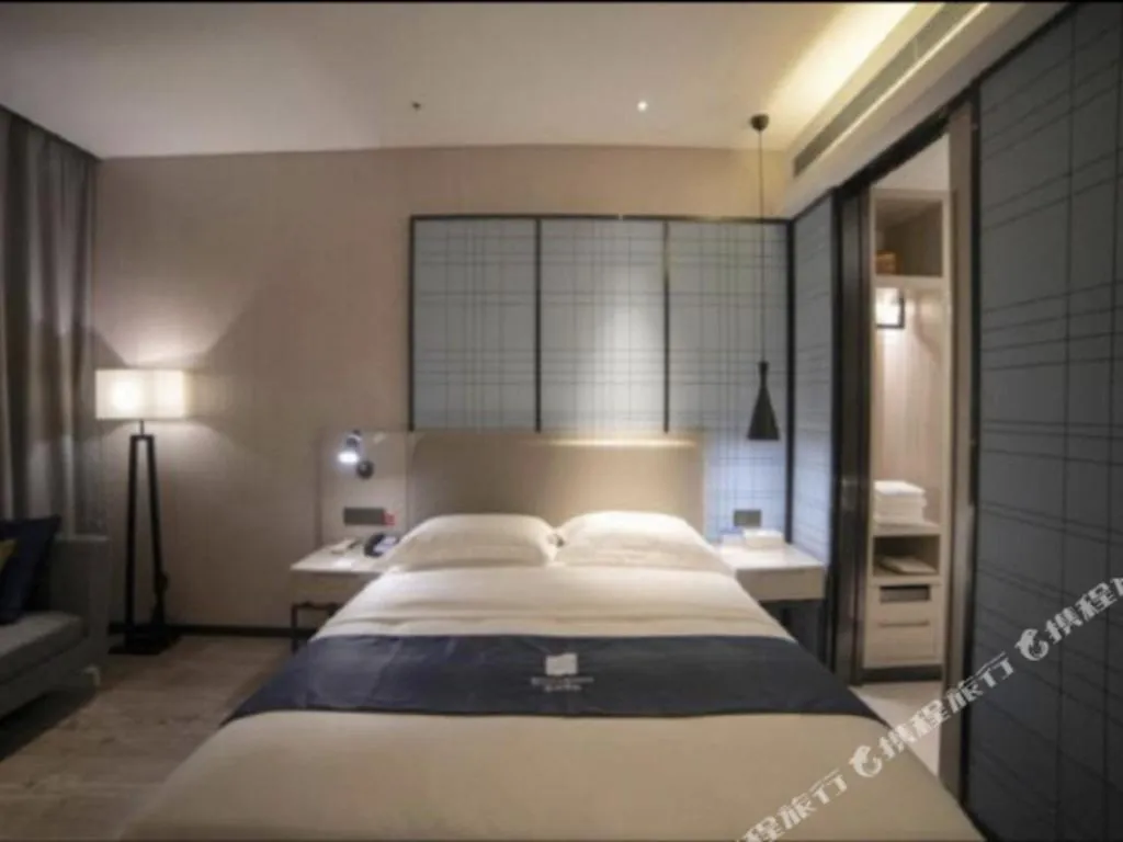 Bed in Echarm Hotel Yiyang Wanda Plaza