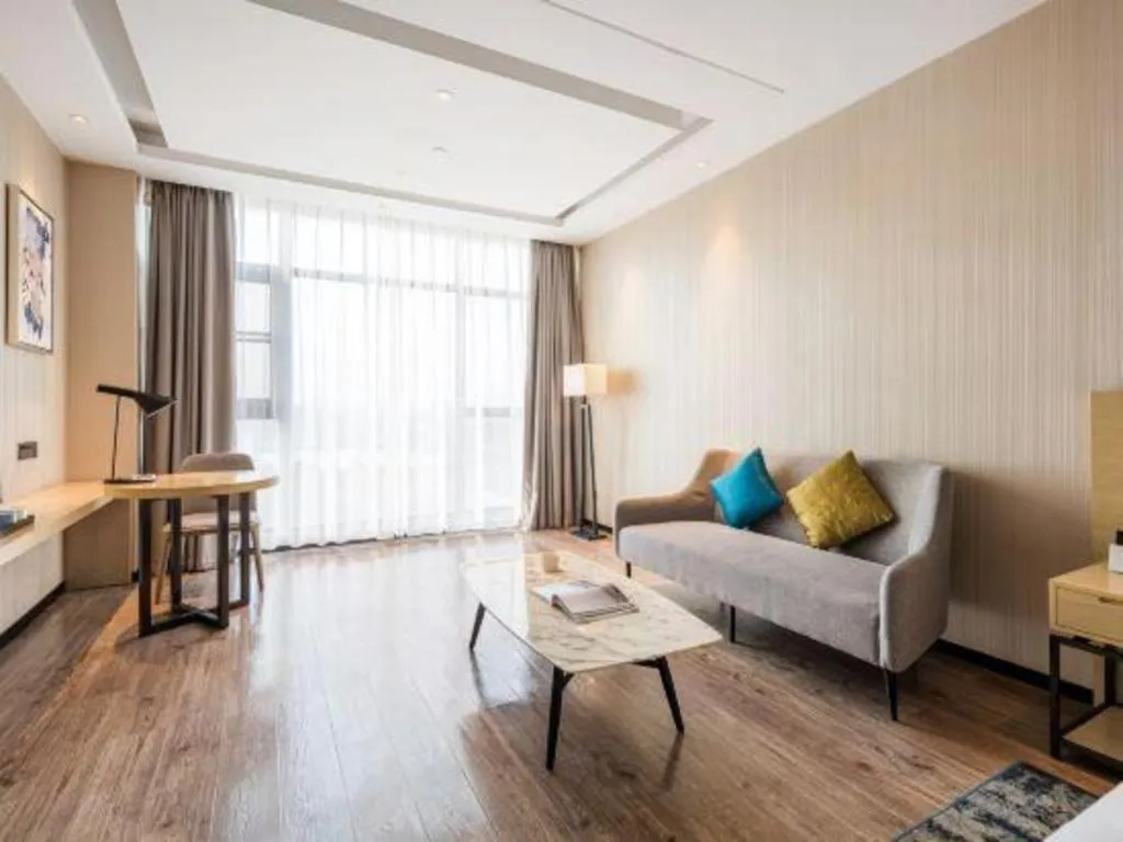 Bed in Echarm Hotel Yiyang Wanda Plaza