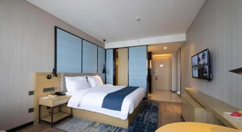 Bed in Echarm Hotel Xian Ming City Wall South Gate