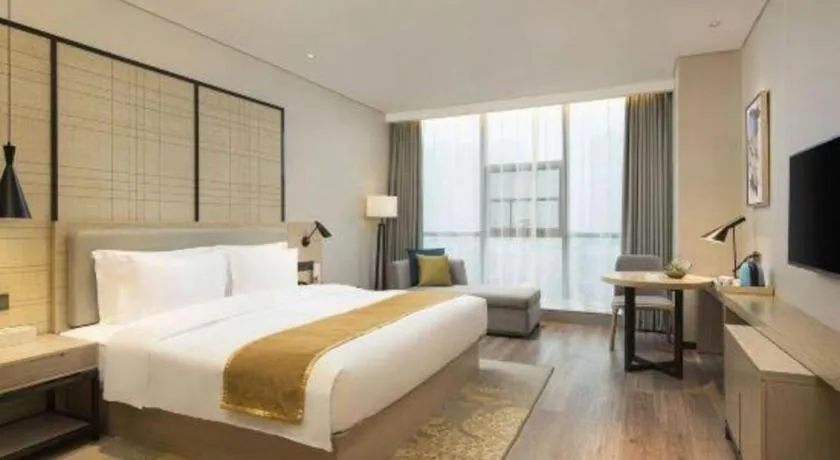 Bed in Echarm Hotel Changsha Gaoqiao