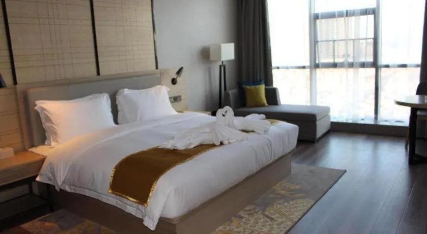 Bed in Echarm Hotel Changsha Gaoqiao