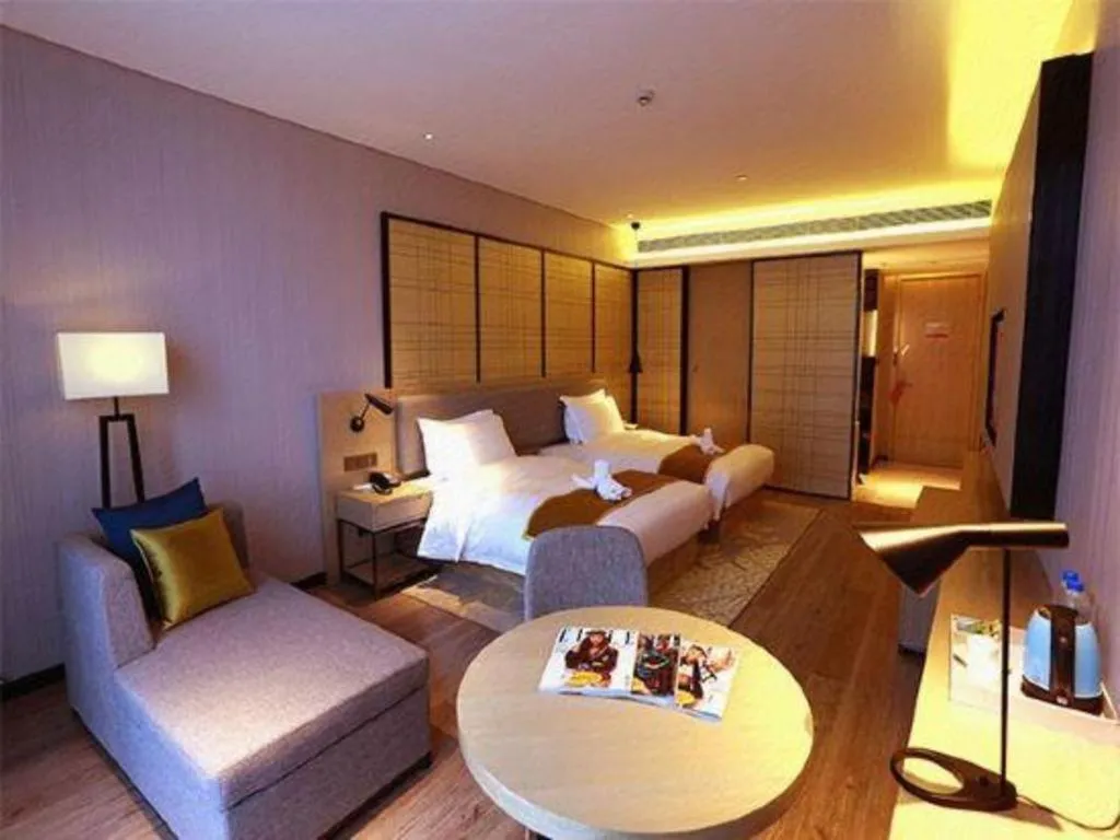Bed in Echarm Hotel Changsha Gaoqiao