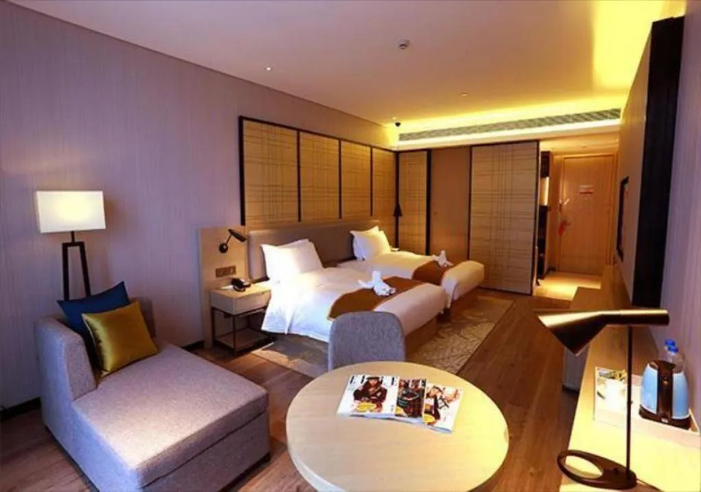 Bed in Echarm Hotel Changsha Gaoqiao