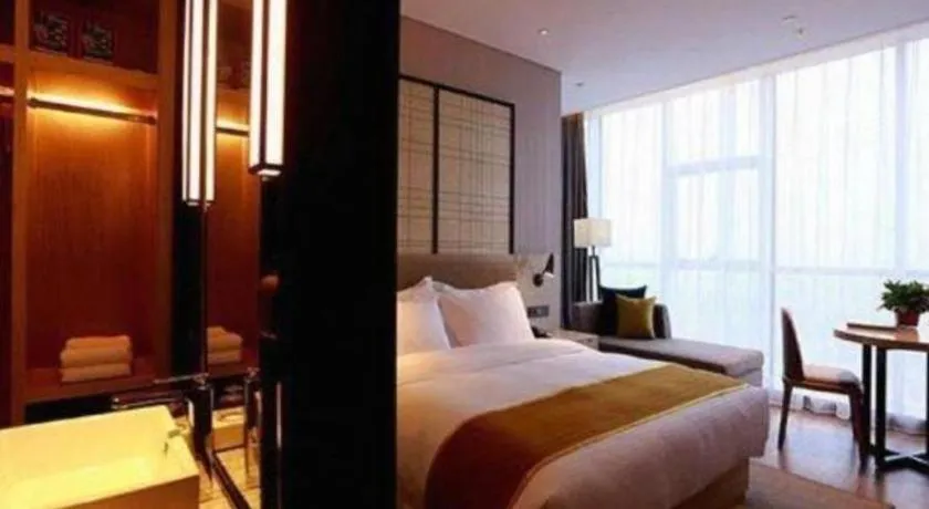 Bed in Echarm Hotel Changsha Gaoqiao
