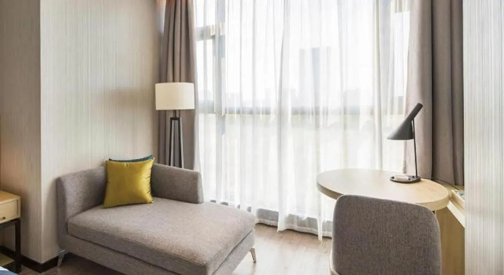 Bed in Echarm Hotel Changsha Gaoqiao