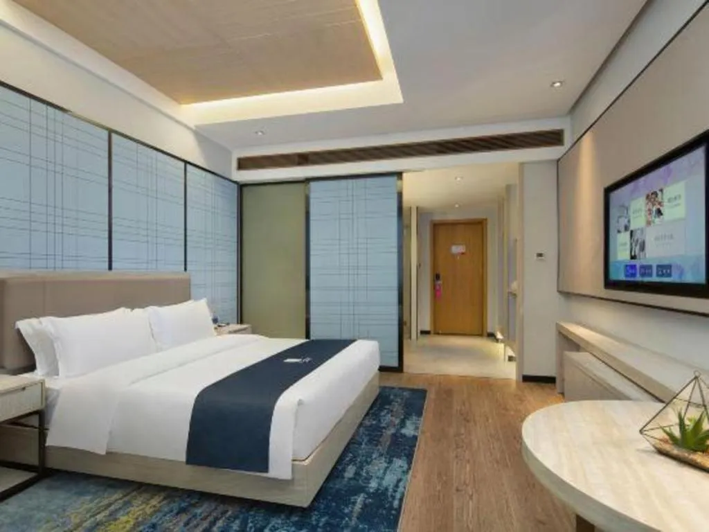 Bed in Echarm Hotel Changsha Gaoqiao