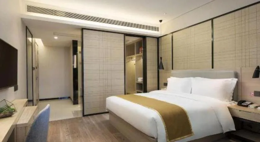 Bed in Echarm Hotel Changsha Gaoqiao