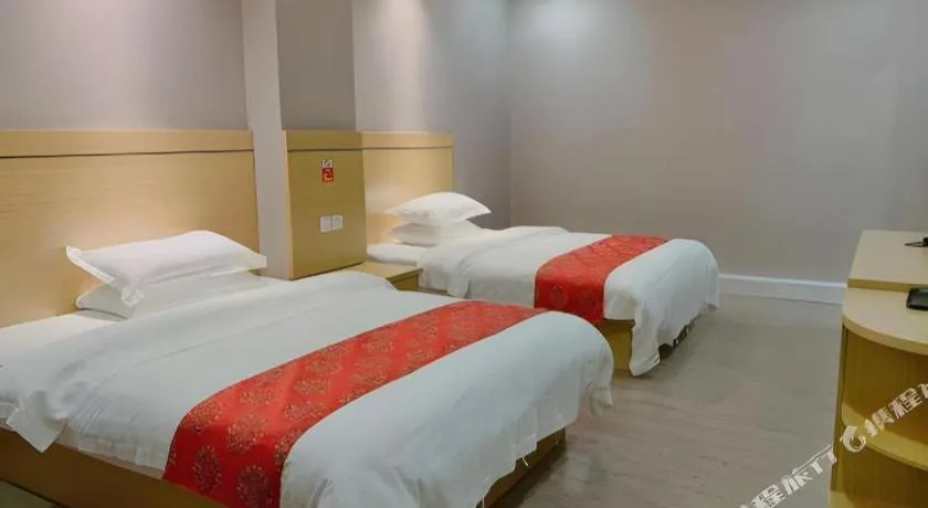 Bed in Ying Feng Yuan Hotel