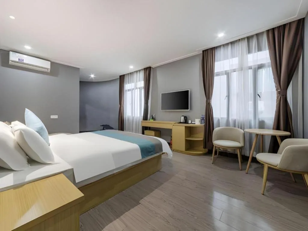 Bed in Ying Feng Yuan Hotel