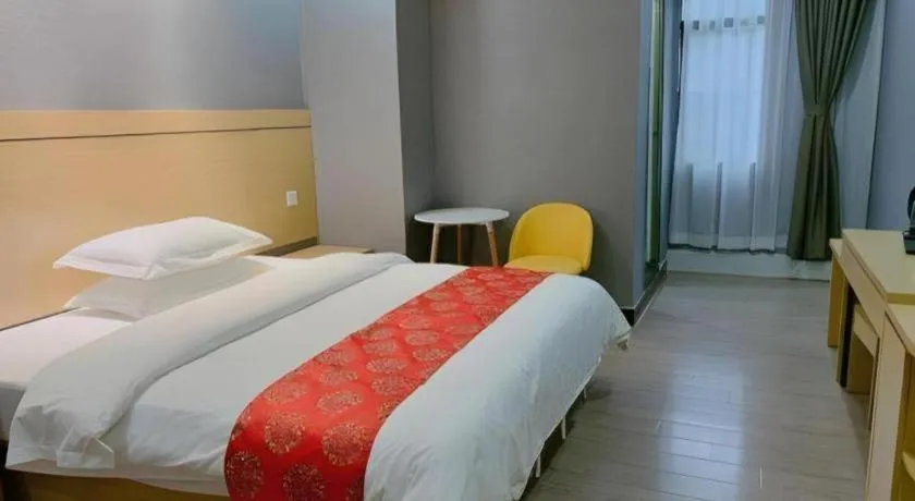 Bed in Ying Feng Yuan Hotel