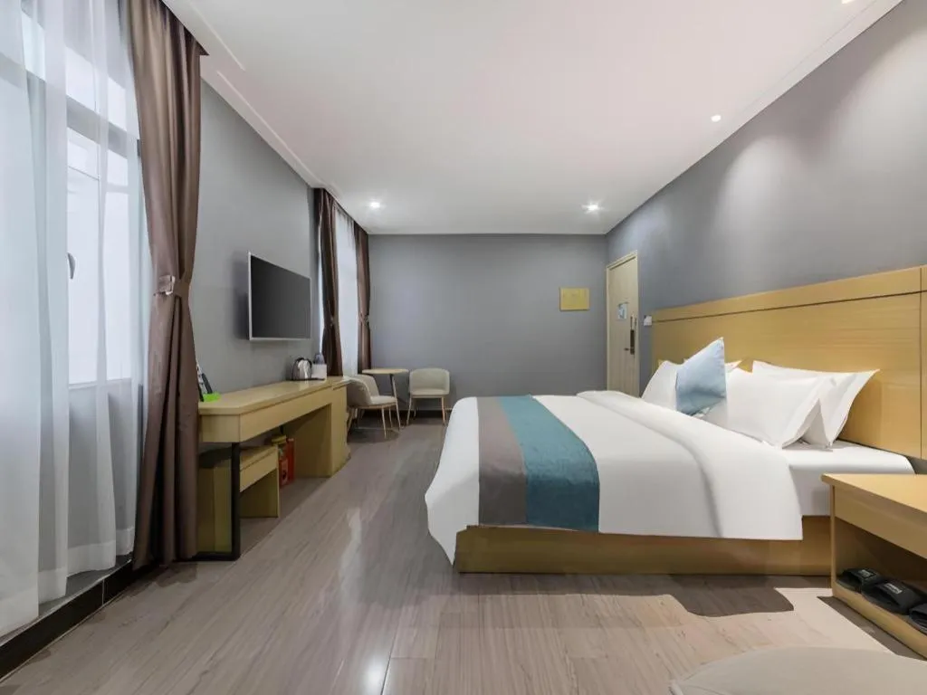 Bed in Ying Feng Yuan Hotel