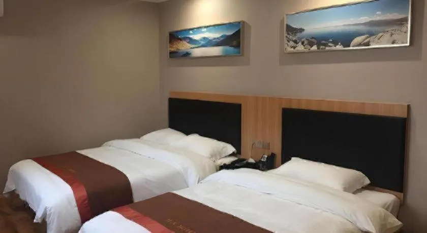 Bed in Thank Inn Plus Hotel Shandong Binzhou Zhanhua District Jinhai Six Road