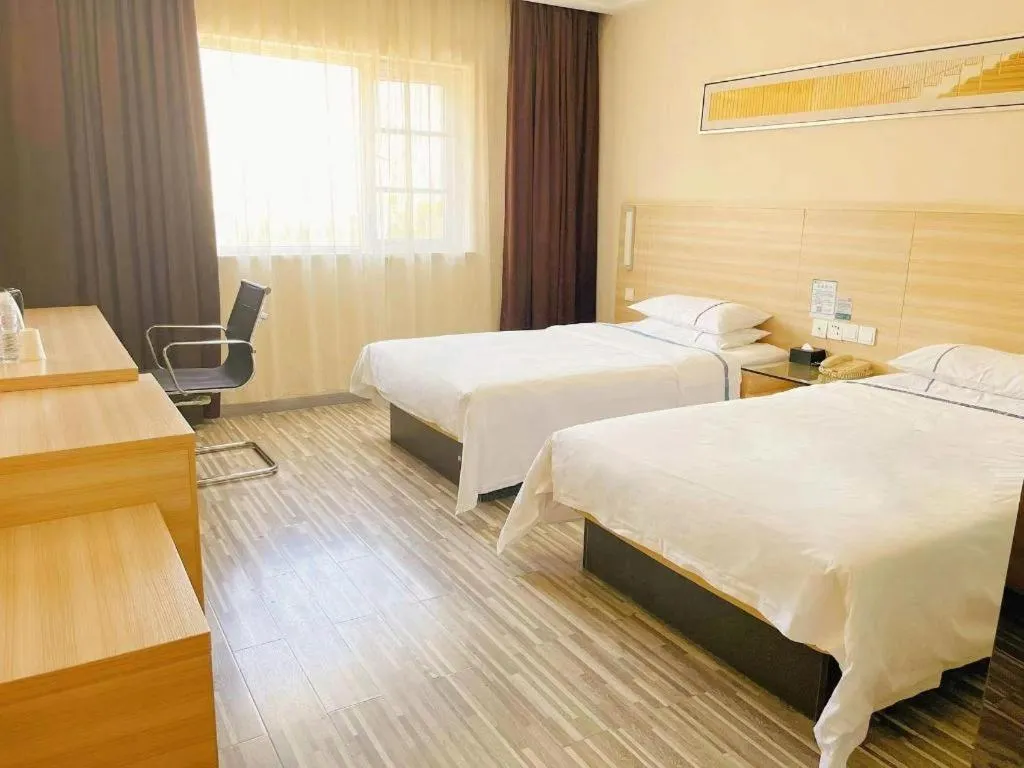 Bed in City Comfort Inn Wuhan Tianhe Airport Julong Avenue Metro Station