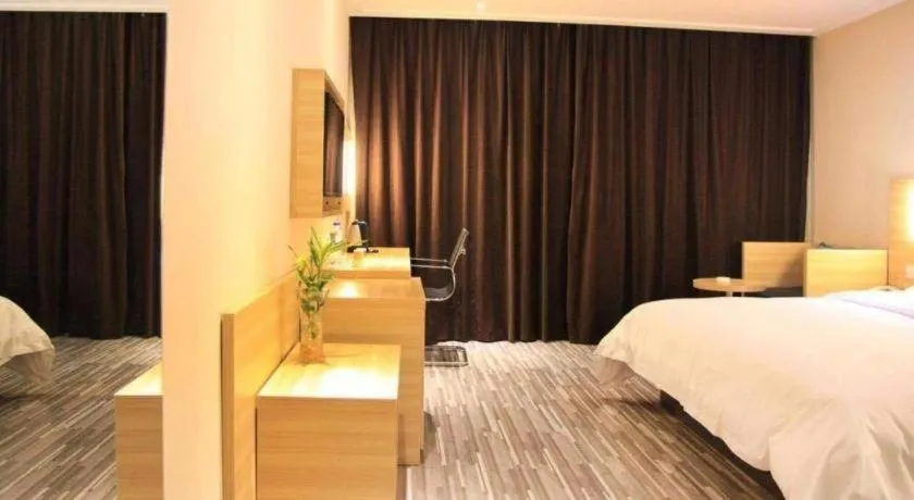 Bed in City Comfort Inn Wuhan Tianhe Airport Julong Avenue Metro Station