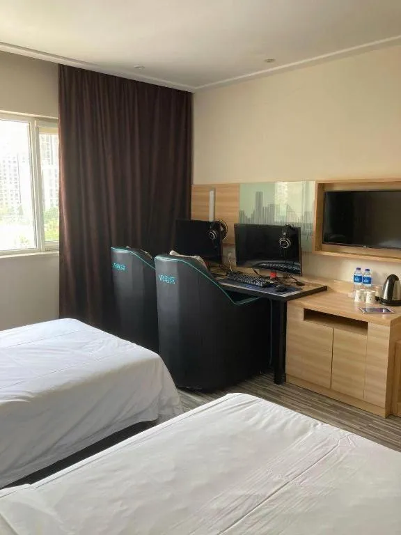 Bed in City Comfort Inn Wuhan Tianhe Airport Julong Avenue Metro Station