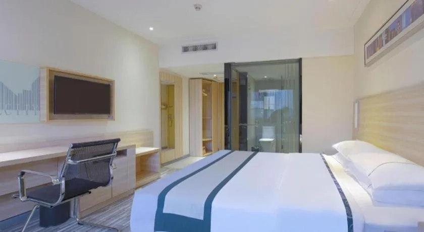 Bed in City Comfort Inn Wuhan Tianhe Airport Julong Avenue Metro Station