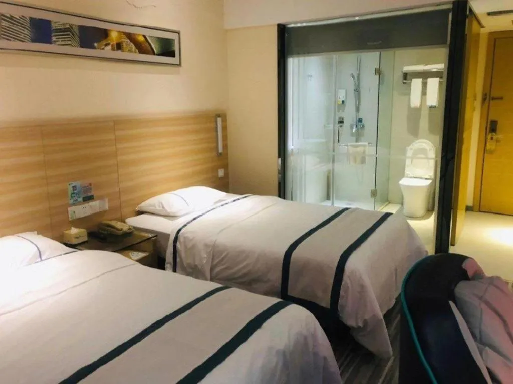 Bed in City Comfort Inn Wuhan Tianhe Airport Julong Avenue Metro Station