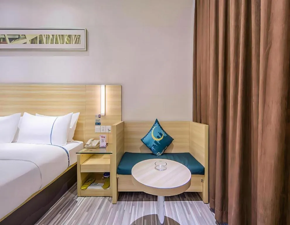 Bed in City Comfort Inn Wuhan Tianhe Airport Julong Avenue Metro Station