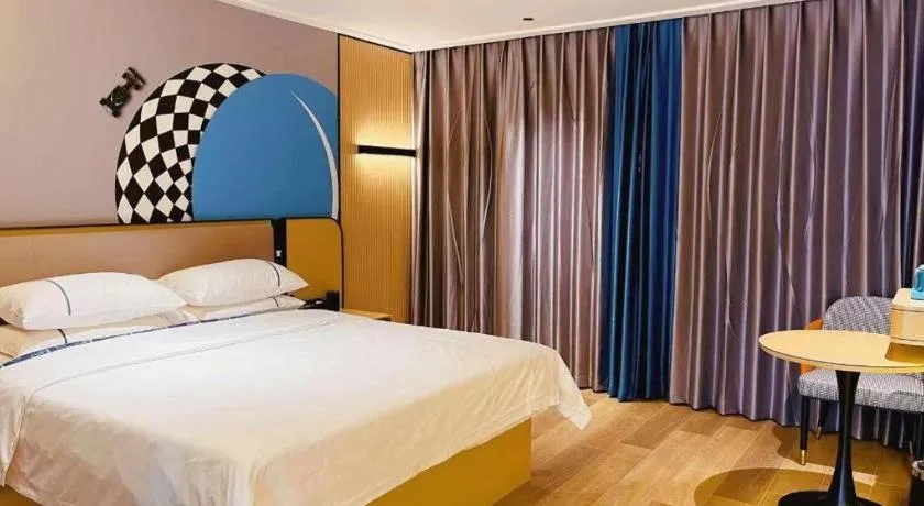 Bed in City Comfort Inn Wuhan Tianhe Airport Julong Avenue Metro Station