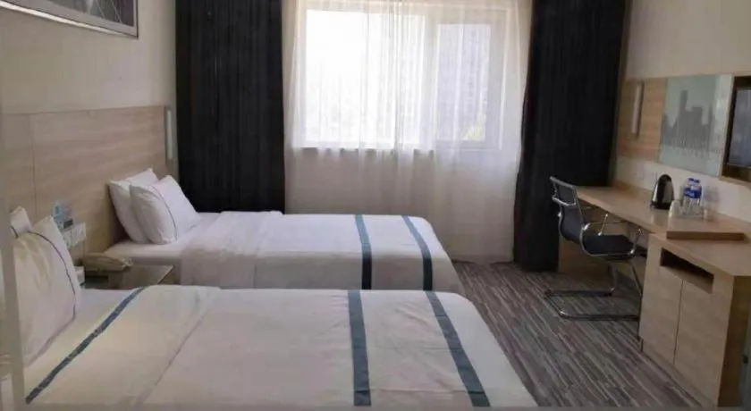 Bed in City Comfort Inn Wuhan Tianhe Airport Julong Avenue Metro Station