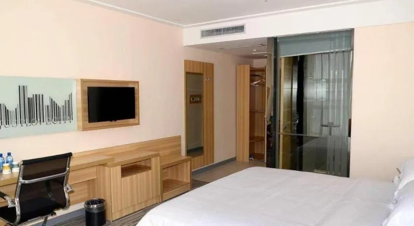 Bed in City Comfort Inn Wuhan Tianhe Airport Julong Avenue Metro Station