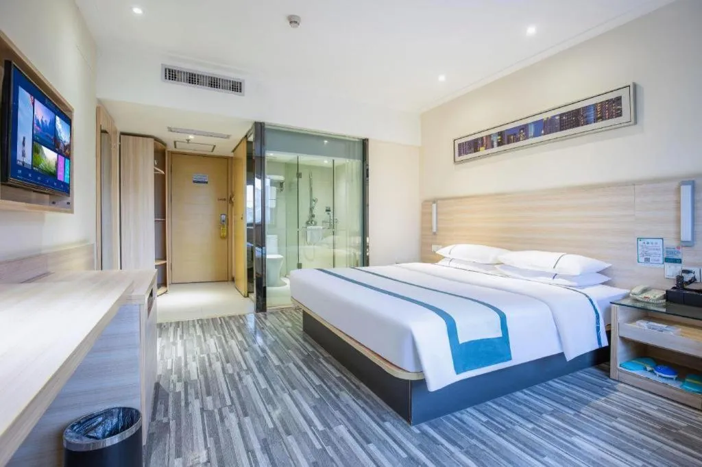 Bed in City Comfort Inn Wuhan Tianhe Airport Julong Avenue Metro Station