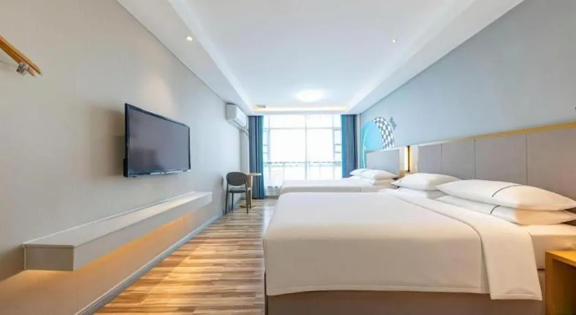 Bed in City Comfort Inn Suizhou Yanhe Avenue