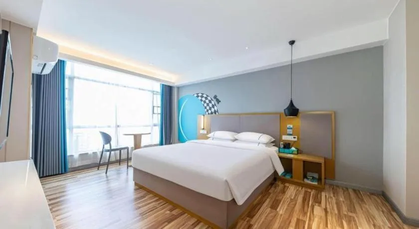Bed in City Comfort Inn Suizhou Yanhe Avenue