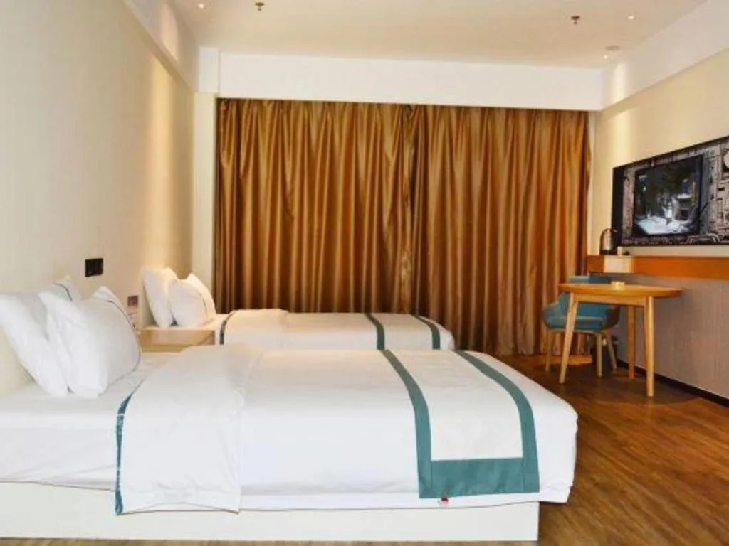 Bed in City Comfort Inn Tai'an Taishan Tianwai Village Hongmen