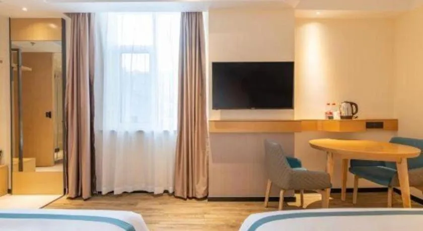 Bed in City Comfort Inn Tai'an Taishan Tianwai Village Hongmen