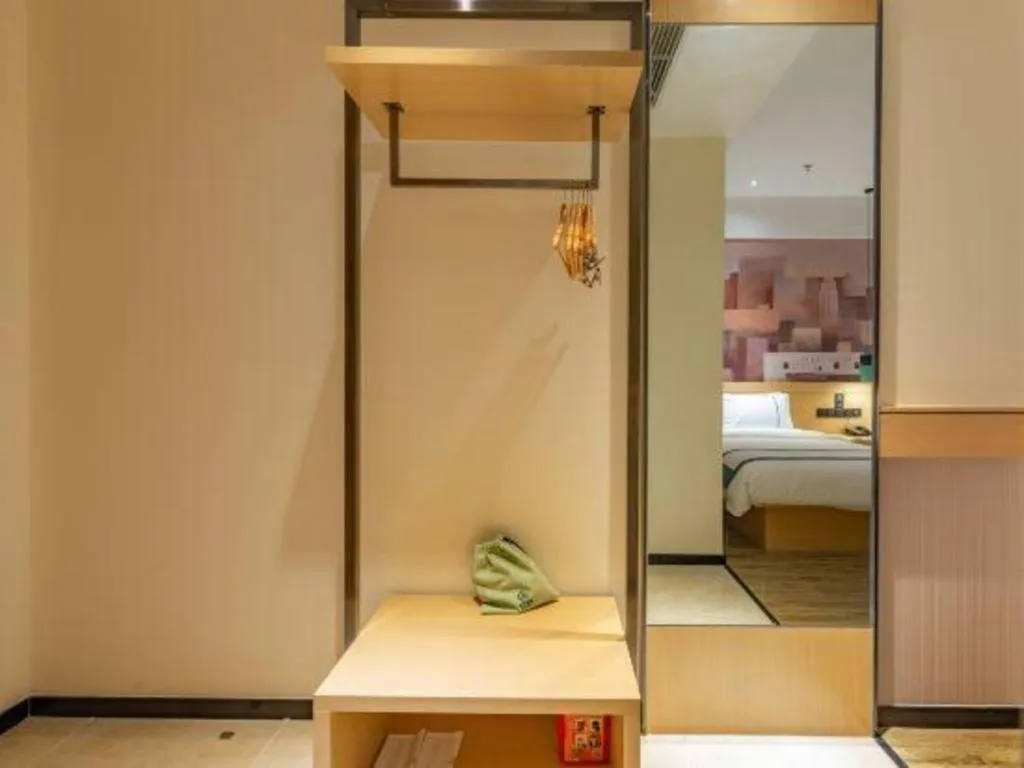 Bed in City Comfort Inn Tai'an Taishan Tianwai Village Hongmen