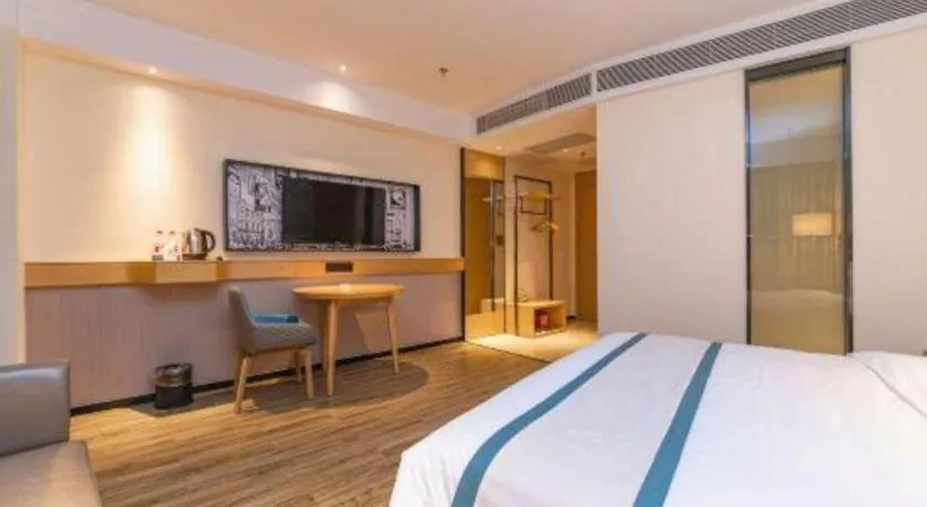 Bed in City Comfort Inn Tai'an Taishan Tianwai Village Hongmen