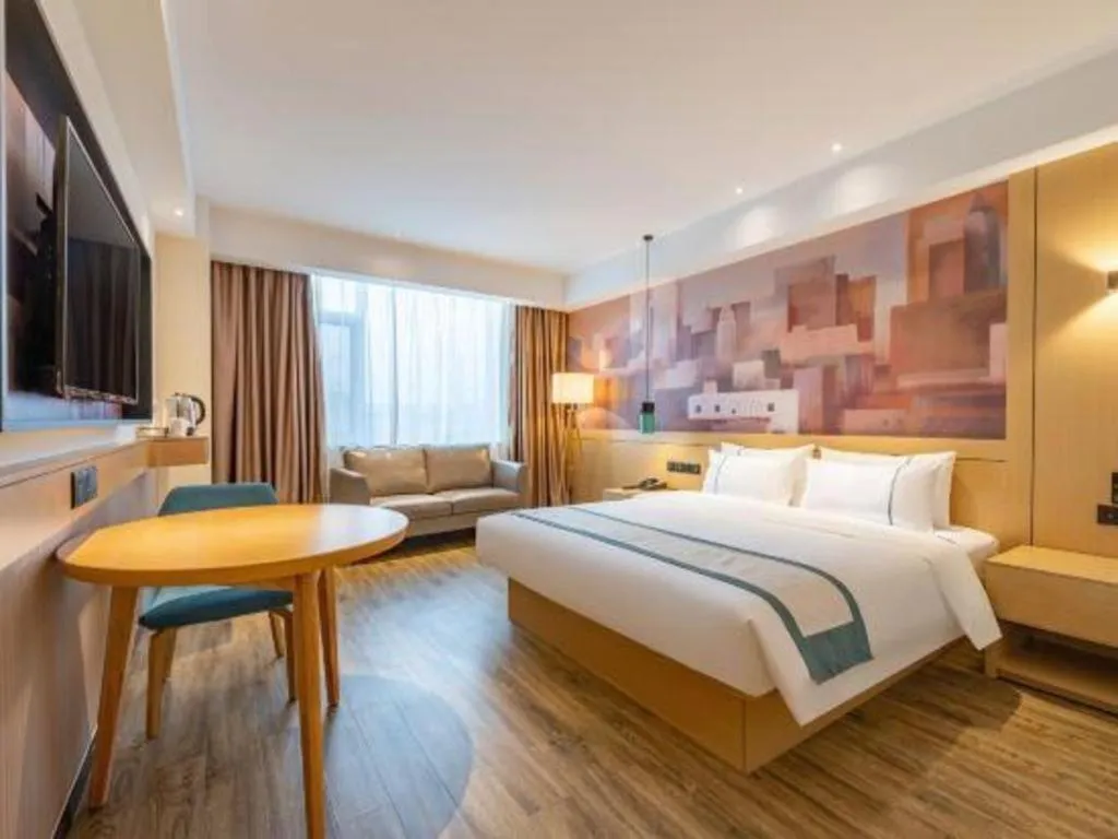 Bed in City Comfort Inn Tai'an Taishan Tianwai Village Hongmen