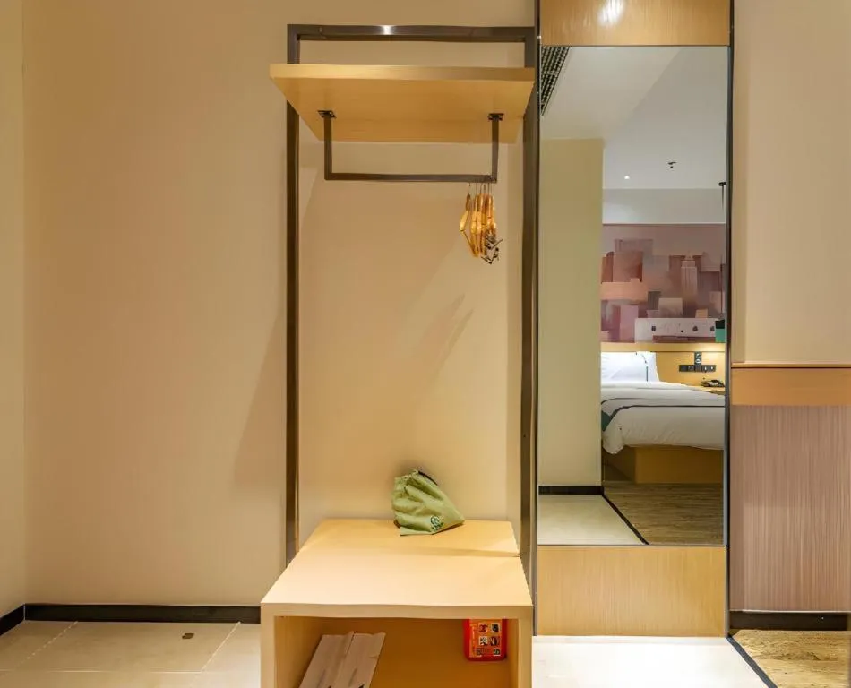 Bed in City Comfort Inn Tai'an Taishan Tianwai Village Hongmen