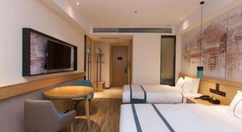 Bed in City Comfort Inn Tai'an Taishan Tianwai Village Hongmen