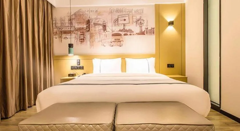 Bed in City Comfort Inn Nanning Yudong Jinxiang Metro Station