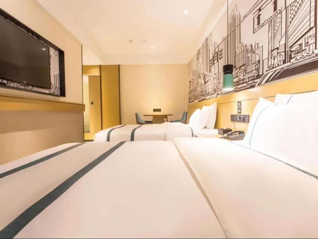 Bed in City Comfort Inn Nanning Yudong Jinxiang Metro Station