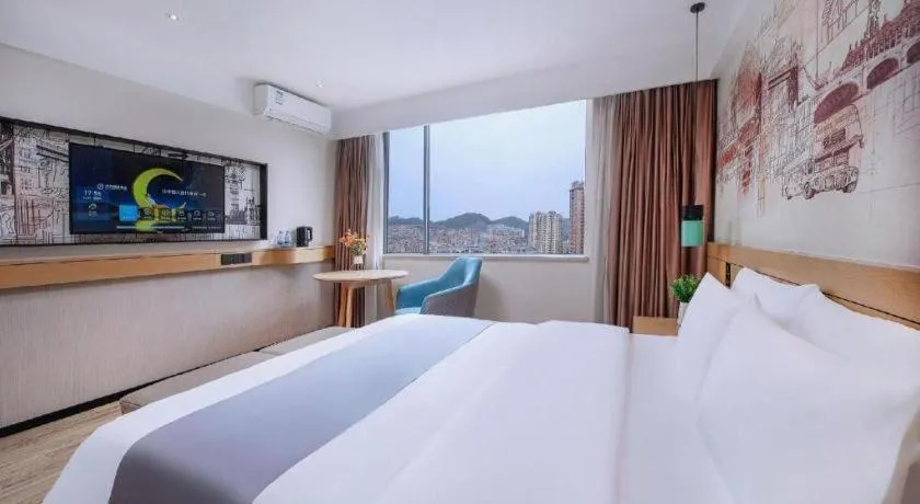 Bed in City Comfort Inn Nanning Yudong Jinxiang Metro Station