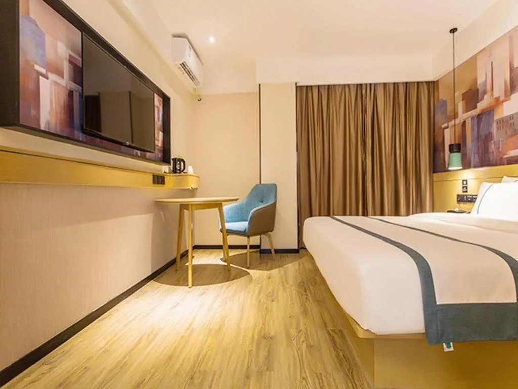 Bed in City Comfort Inn Nanning Yudong Jinxiang Metro Station