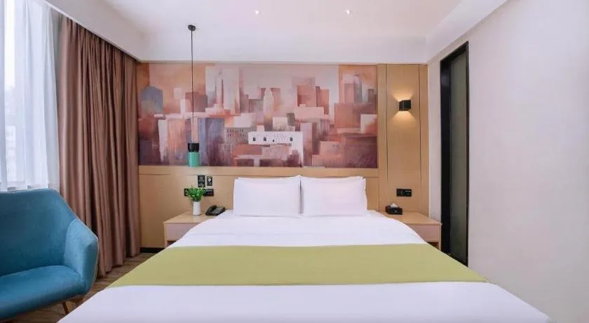 Bed in City Comfort Inn Nanning Yudong Jinxiang Metro Station