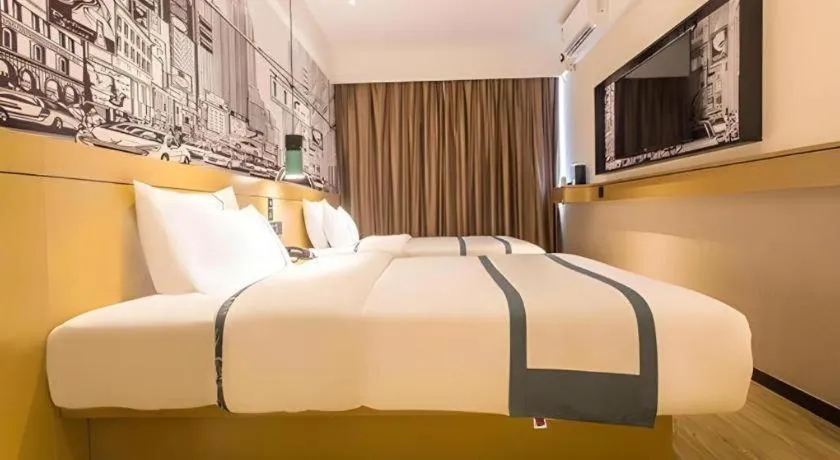 Bed in City Comfort Inn Nanning Yudong Jinxiang Metro Station